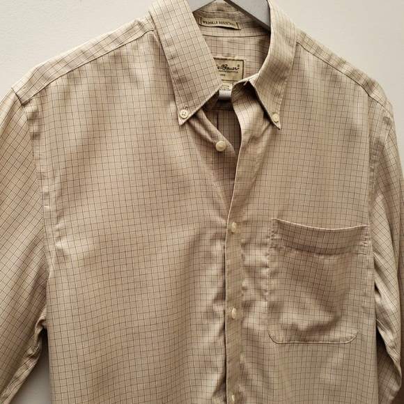 Eddie Bauer Wrinkle Resistant Long  Sleeve Buttoned Down Shirt Men's Size Small - Picture 3 of 11